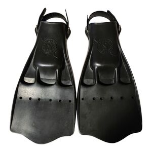 SCUBAPRO Jet Fin Vented Black Rubber Diving Fins Size Large
